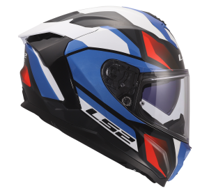 LS2 FF817 CHALLENGER II VIPER WHITE BLUE RED