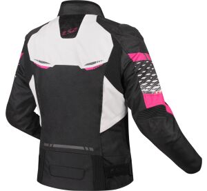 LS2 APEX LADY JACKET BLACK WHITE PINK