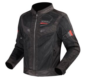 LS2 GARDA AIR MAN JACKET BLACK RED