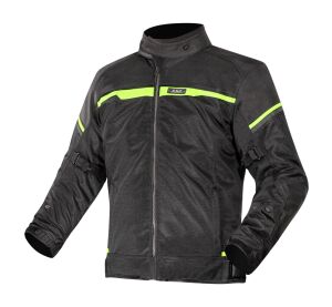 LS2 RIVA MAN JACKET BLACK NEON YELLOW