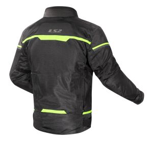 LS2 RIVA MAN JACKET BLACK NEON YELLOW
