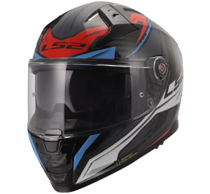 LS2 FF811 VECTOR II C SAVAGE WHITE BLUE RED-06