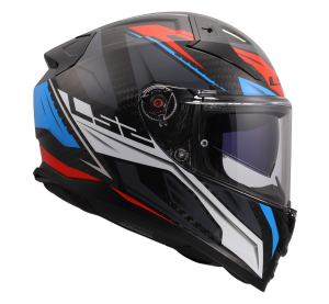 LS2 FF811 VECTOR II C SAVAGE WHITE BLUE RED-06
