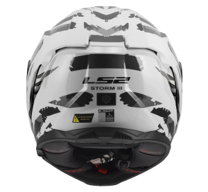 LS2 FF818 STORM III KAOS WHITE GREY