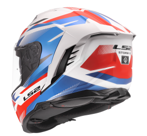 LS2 FF818 STORM III KOMAI WHITE BLUE RED