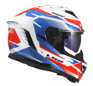 LS2 FF818 STORM III KOMAI WHITE BLUE RED
