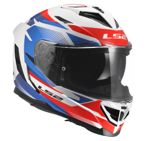 LS2 FF818 STORM III KOMAI WHITE BLUE RED