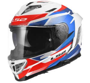 LS2 FF818 STORM III KOMAI WHITE BLUE RED