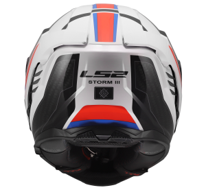 LS2 FF818 STORM III SPORTY WHITE BLUE RED