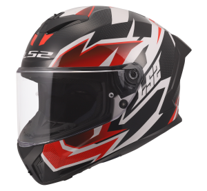 LS2 FF820 RAPID III XTREM WHITE BLACK RED