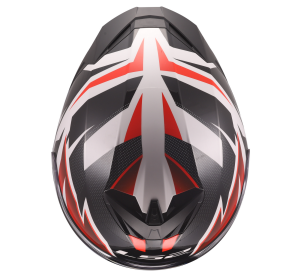 LS2 FF820 RAPID III XTREM WHITE BLACK RED