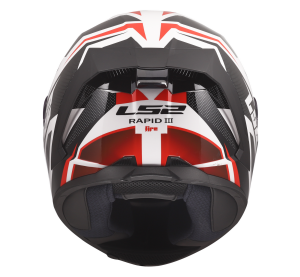 LS2 FF820 RAPID III XTREM WHITE BLACK RED