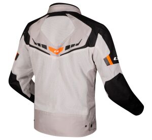 LS2 GARDA AIR MAN JACKET BLACK GREY H-V ORANGE 3XL