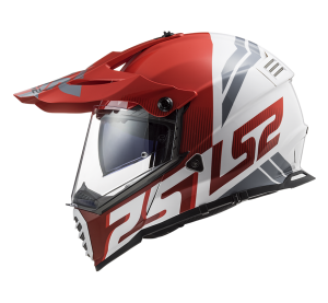 LS2 MX436 PIONEER EVO EVOLVE RED WHITE