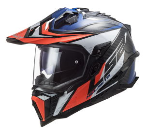 LS2 MX701 EXPLORER C FOCUS G.BLUE WHITE RED