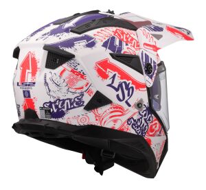 LS2 MX702 PIONEER II FANTASY WHITE RED BLUE-06