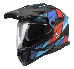 LS2 MX702 PIONEER II BLOCK BLACK RED BLUE-06