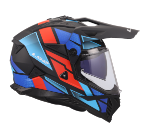 LS2 MX702 PIONEER II BLOCK BLACK RED BLUE-06