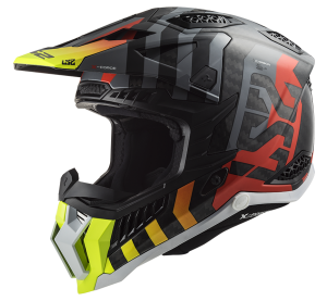 LS2 MX703 C X-FORCE BARRIER H-V YELLOW RED-06