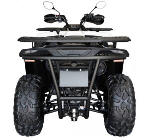 XRW REAR BUMPER ALU SX6 BLACK - SEGWAY SNARLER AT5 S / L