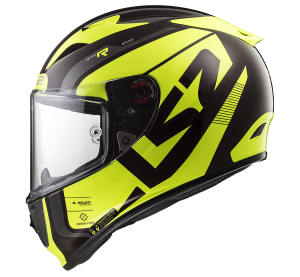 LS2 FF323 ARROW C EVO STING WINEBERRY H-V YELLOW