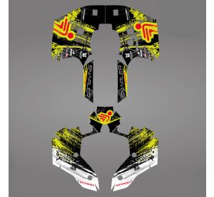 GRAPHIC STICKER KIT for Segway AT5-L green