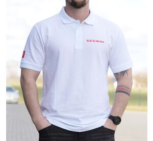 SEGWAY POWERSPORTS White Men Polo T-shirt