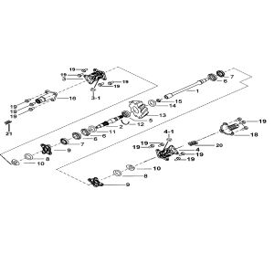TRANSMISSION SYSTEM ASSY.