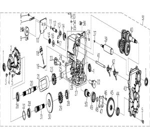 TRANSMISSION (4WD) (NEW L-H-N-R)