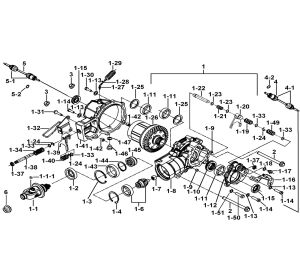 FRONT DIFFERENTIAL ASSY.(FOR LOCK)