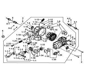 FRONT DIFFERENTIAL ASSY.(FOR NONE LOCK)