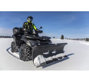 SHARK Snow Plow 52" DELUXE BLACK (132 cm) with adapter