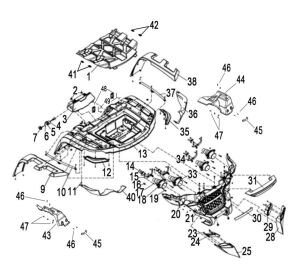 FRONT BODY AND FRAME