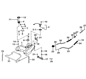 FUEL TANK (FOR ←002322)