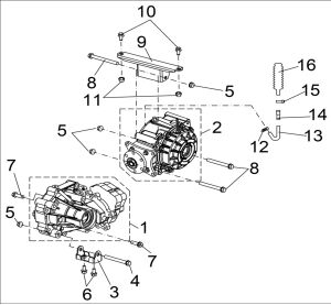 FRONT AND REAR DIFF. GEAR-BOX (OPTIONAL)