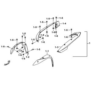 FENDER SIDE RAIL ASSY.(OPTION)