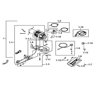 WINCH ASSY.(FOR TGB-LY)(OPTION)