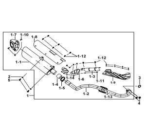 MUFFLER ASSY. (STRAIGHT)