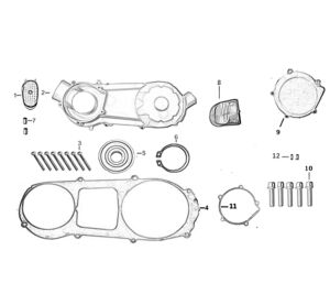 LEFT CRANKCASE COVER