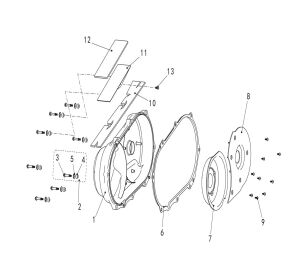 CVT COVER (MATCH EURO 4 CATALYST)
