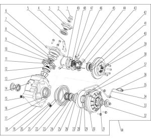 REAR DIFF. GEAR-BOX
