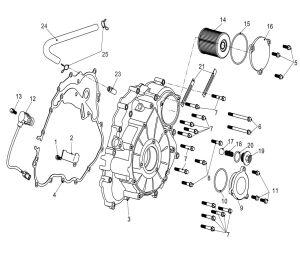 LEFT CRANKCASE COVER