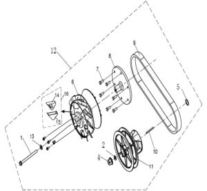 CVT ASSY (DOWNHILL BRAKE VERSION) Ver.24