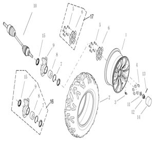 WHEEL FRONT LH SIDE Ver.24