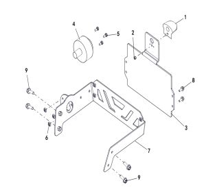 LICENCE LAMP MOUNTING PLATE