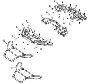 FRONT AND REAR RACK PLASTIC COVER (OPTIONAL)