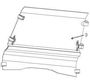 FRONT WINDSHIELD ASSY (OPTIONAL) Ver.24