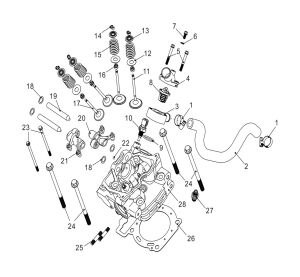CYLINDER  HEAD Ⅰ (FRONT)