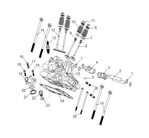 CYLINDER  HEAD Ⅱ (REAR)