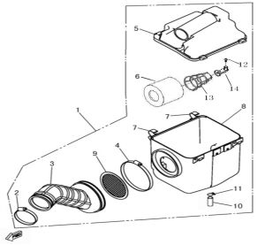 AIR CLEANER (EFI T3)